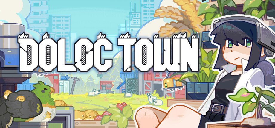 Official Doloc Town scene representing the free Steam demo experience